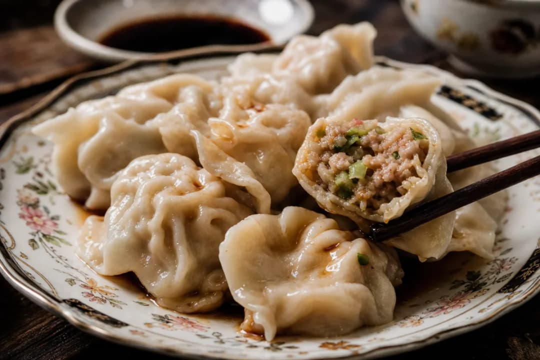 Authentic Chinese Steamed Pork Dumplings with Savory Filling