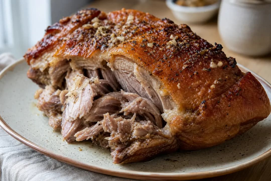Authentic Puerto Rican Pernil – Garlic Roast Pork with Crispy Skin