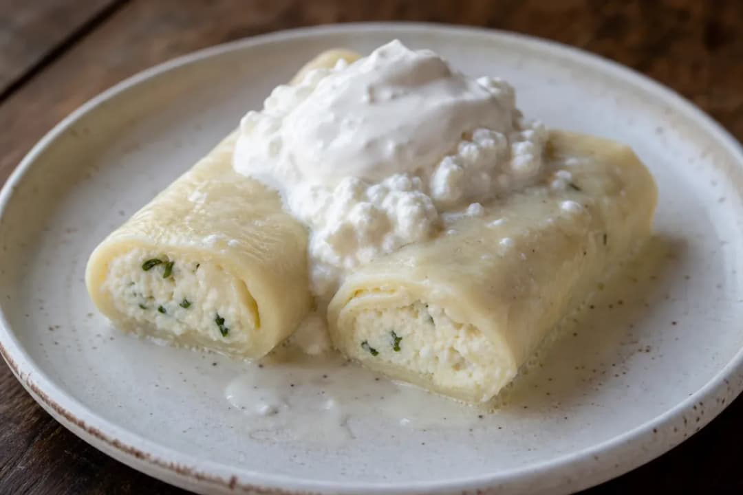 Authentic Slovenian Štruklji with Cottage Cheese and Herbs