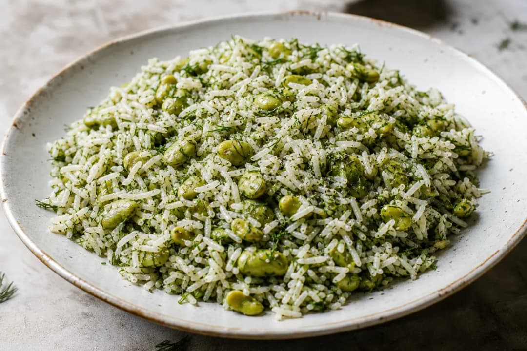 Baghali Polo with Dill and Fava Beans: A Persian Rice Delight