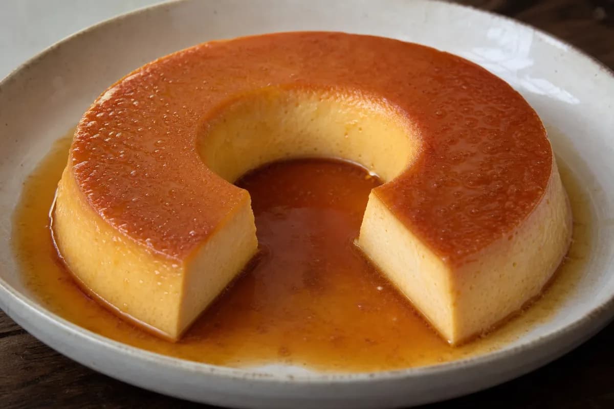 Brazilian Pudim de Leite Condensado Caramel Flan with Creamy Texture
