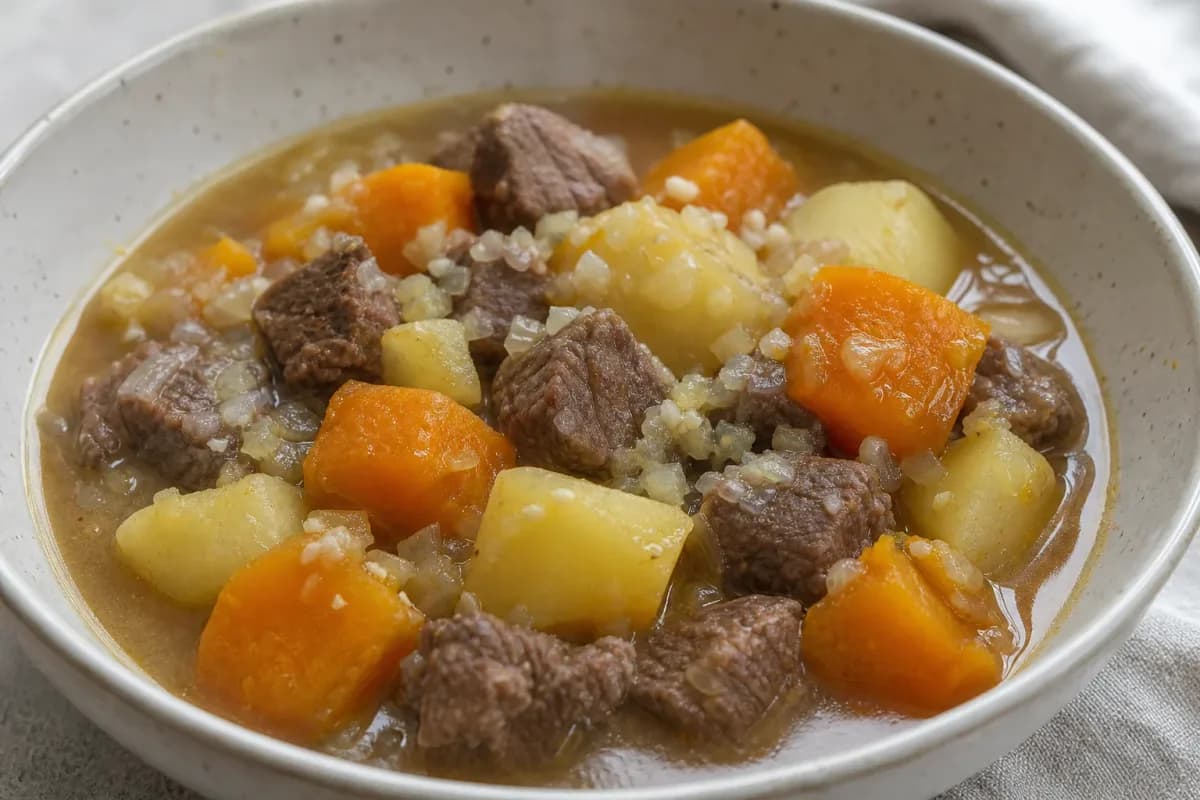 Chilean Cazuela de Vacuno with Beef, Pumpkin and Potatoes