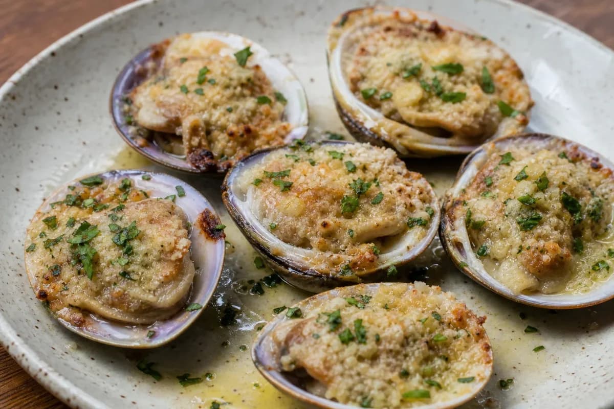 Chilean Machas a la Parmesana with Parmesan and White Wine