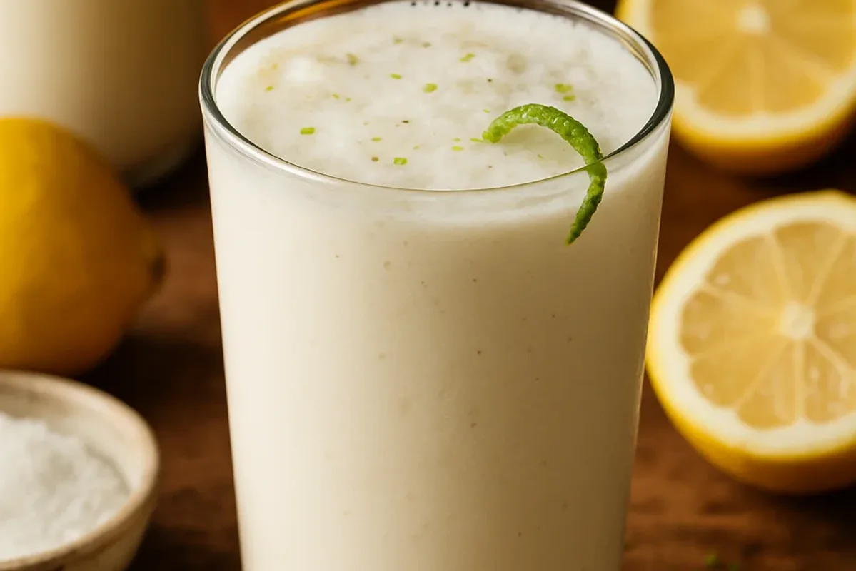 Creamy Brazilian Coconut Lemonade Recipe — dinner recipe, beautifully plated and ready to serve
