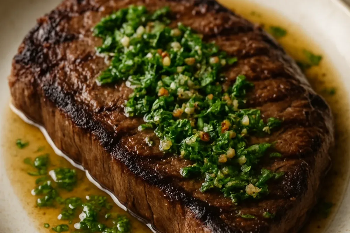 Easy Argentinian Steak Marinade with Garlic and Herbs