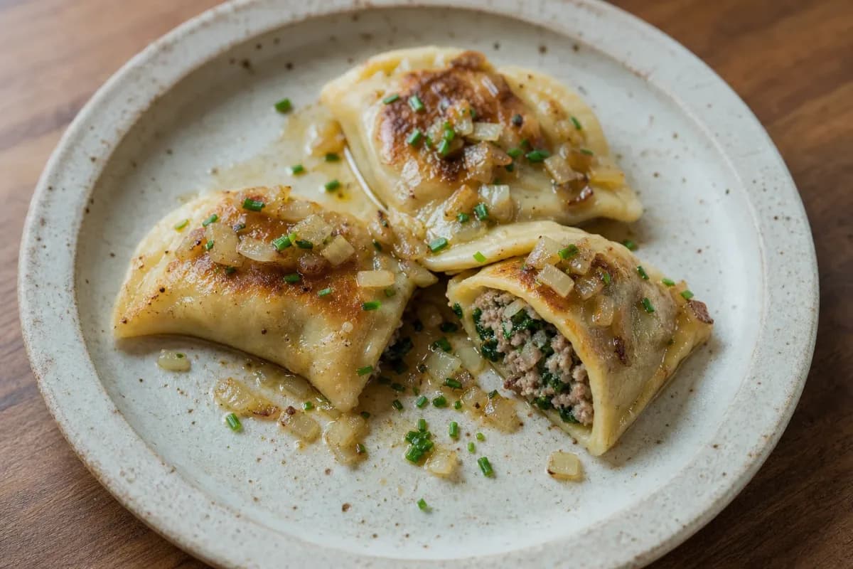 German Maultaschen with Brown Butter and Fresh Herbs