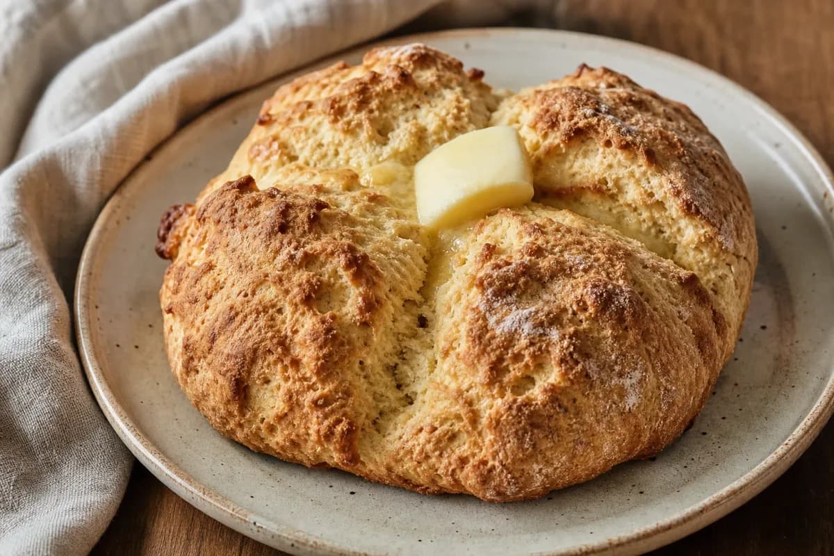 Irish Soda Bread with Buttermilk for a Rustic Flavor