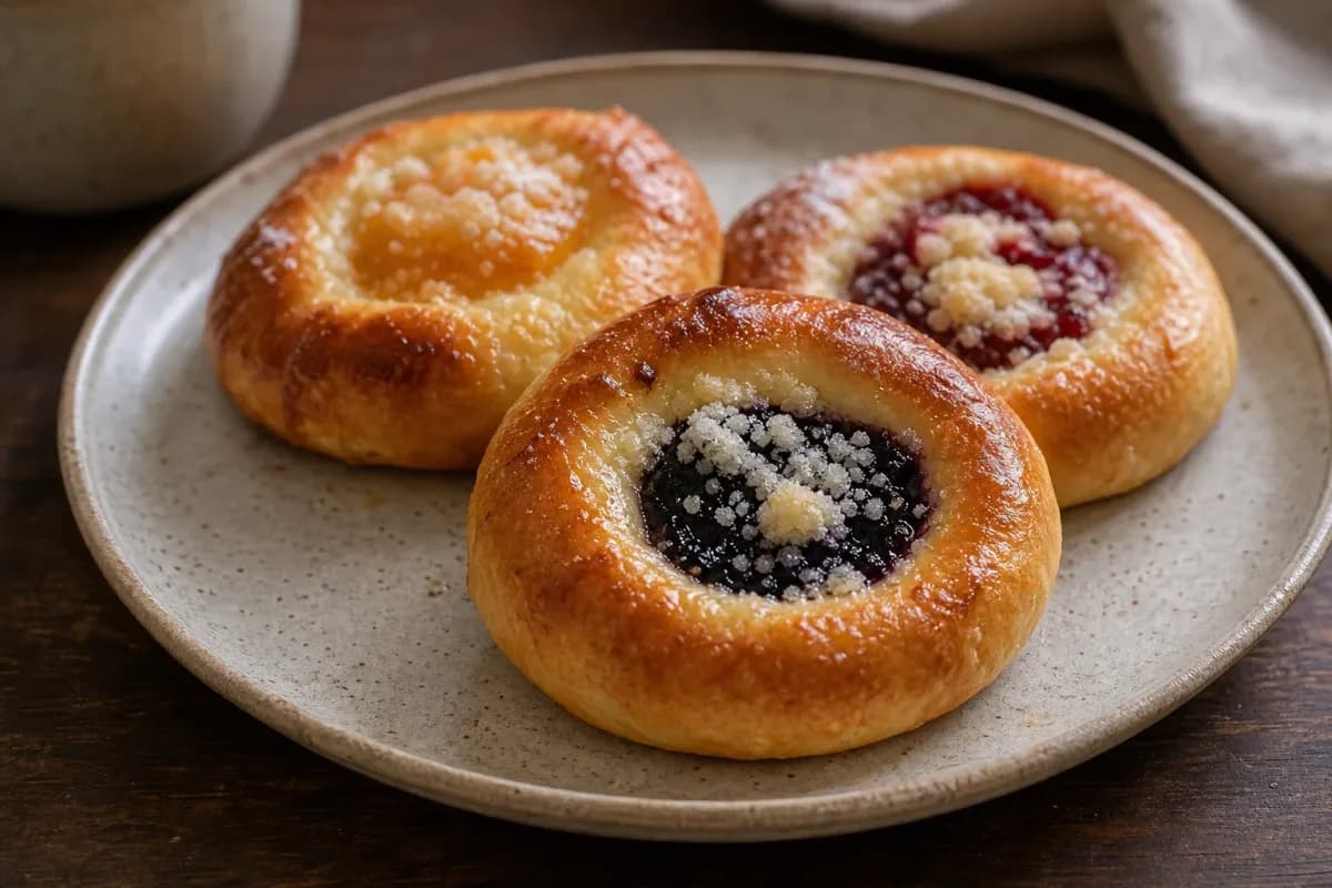 Traditional Czech Koláče – Sweet Pastries with Fruit Filling